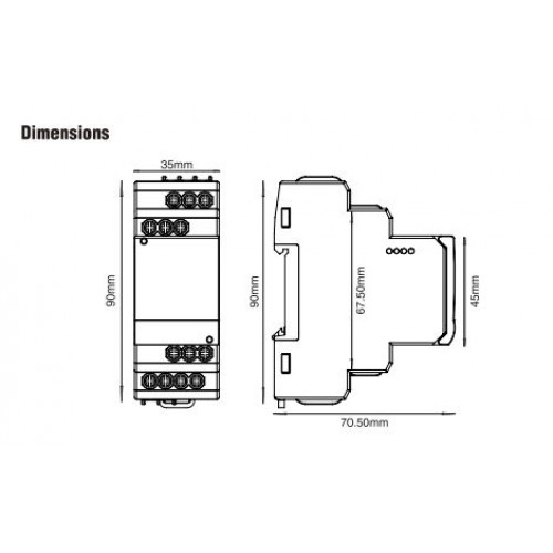 900ELR-2-230V-CE Ochranné relé